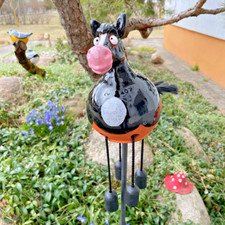 Keramik Gartenkugel Dekoration