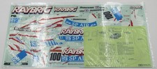 Tamiya 58297 Raybrig NSX 2002/TA04R/TG10, 9494062/19494062 Decals/Sticker, Neu in OVP