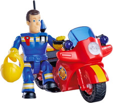 Feuerwehrmann Sam Motorrad Figur Zubehör Licht Sound Fahrspaß Kinder