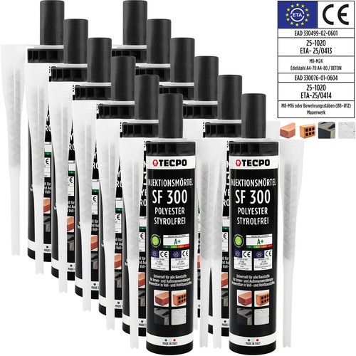 12x injektionsmörtel 300ml - 12x,