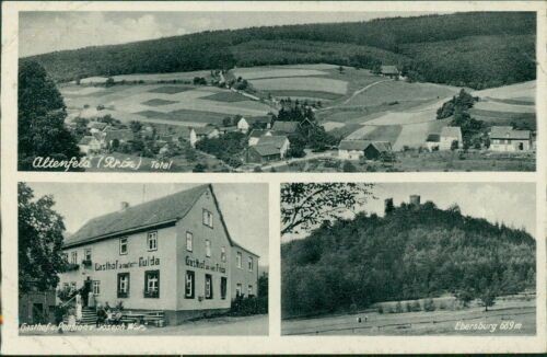 Ansichtskarte altenfeld total - altenfeld,