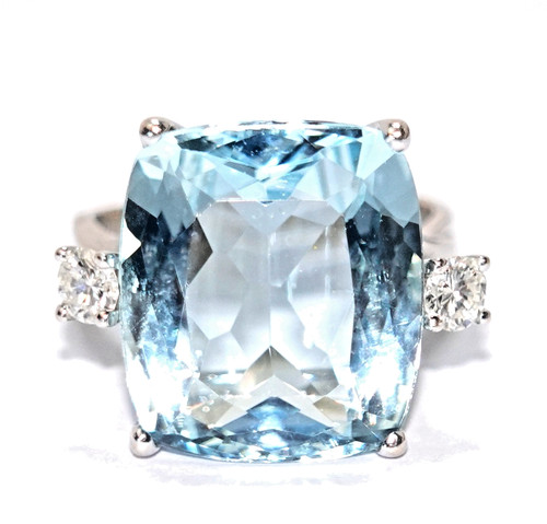 Ring gold aquamarin 8c - gold, 11,8c