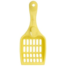 Katzenstreulöffel Streuschaufel Katzenstreu Schaufel Katzenklo gelb hygienisch