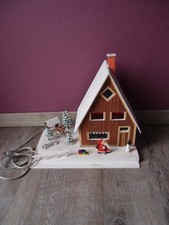 altes Lichterhaus Erzgebirge Presspappe Sperrholz Weihnachten Winter