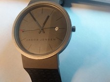 Jacob Jensen Design Titan Quartz Armbanduhr, Swiss Made.