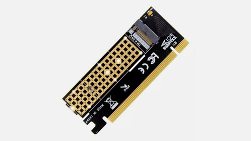 Auf pcie x16 adapter card - m.2,