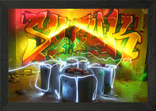 Sucuk 1 gerahmtes Wandbild