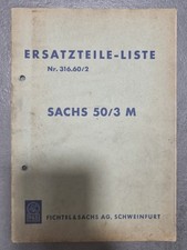 Ersatzteilliste Sachs 50/3 M