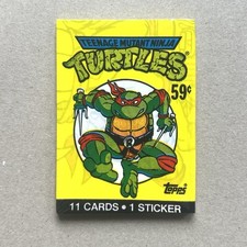 Ninja Turtles (1989) Trading Cards Booster Topps Teenage Mutant TMHT TMNT