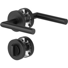 Türgriff edelstahl schwarz - edelstahl,