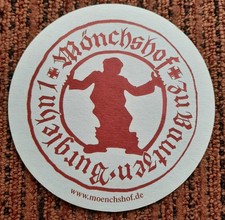 Rarität Bierdeckel Bautzen Burglehn Mönchshof Bier Brauerei Sachsen Paulaner