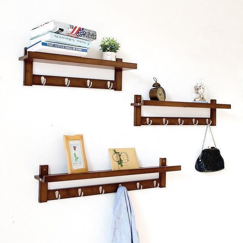 Wandgarderobe massiv bambus - wandgarderobe,