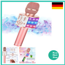 Drahtloses Bluetooth-Karaoke-Mikrofon | Stimmenverzerrer für Kinder