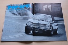 Rallye Racing 05/1972 Opel Kadett 2000 von Irmscher mit 198PS in einer seltenen