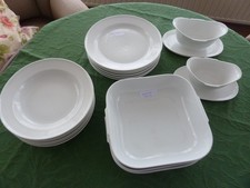 Tafelgeschirr Rosenthal Helena, Vintage / Art Deco - Eleganz in weiß