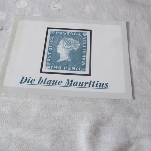 Reproduktion briefmarke blaue - reproduktion,