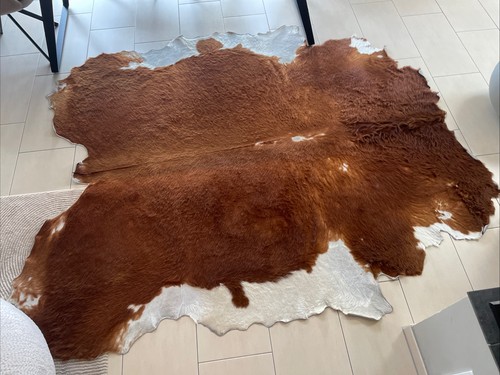 Kuhfell teppich naturprodukt - kuhfell,