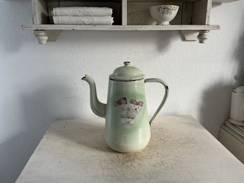 Alter emaille krug kanne - alter,