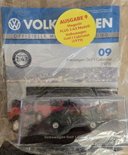 DeAgostini Offizielle Volkswagen Modell Nr.09 VW Golf 1 Cabriolet 1979 1:43 OVP