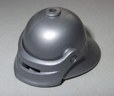 13721, 1x Helm, Schallerhelm (mit Visier), silber