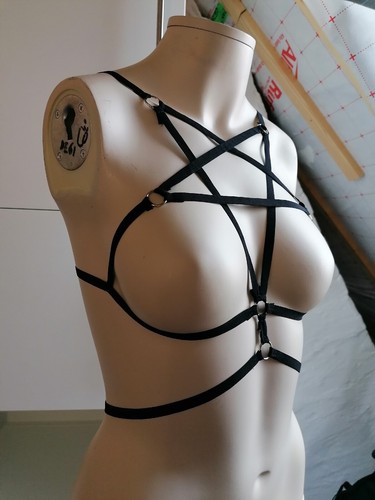 Neue harness gothic cage bra - neue,