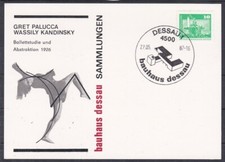 PK Bauhaus Dessau Gret Palucca Wassily Kandinsky Balett Abstraktion 1987 kl. DS