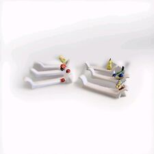 Goebel Messerbänke 6 Stück mit kleinen Tieren dekoriert Göbel Germany