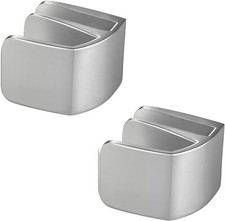 2x Glastürgriff Klemmgriff