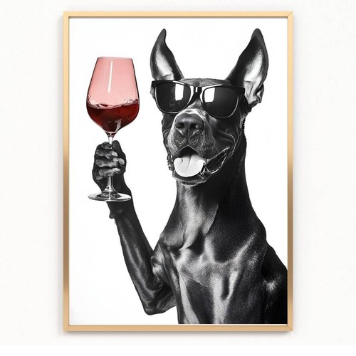 Lustiges dogge hund - lustiges,