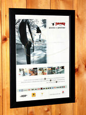 2000 Thrasher Presents Skate and Destroy kleines Poster Vintage Werbung Kunst gerahmt PS1