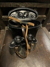 CARL ZEISS JENA WW2 1942 Wehrmacht Fernglas Etui SILVAMAR 6x30 Schweden Vertrag