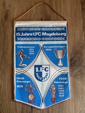 DDR Wimpel 1. FC Magdeburg - 15 Jahre FCM