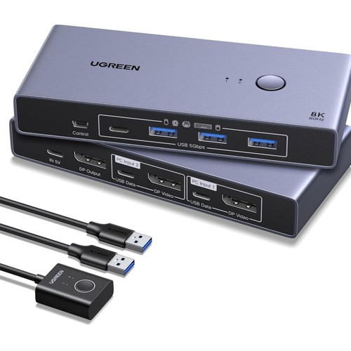 Ugreen kvm switch - ugreen, dp