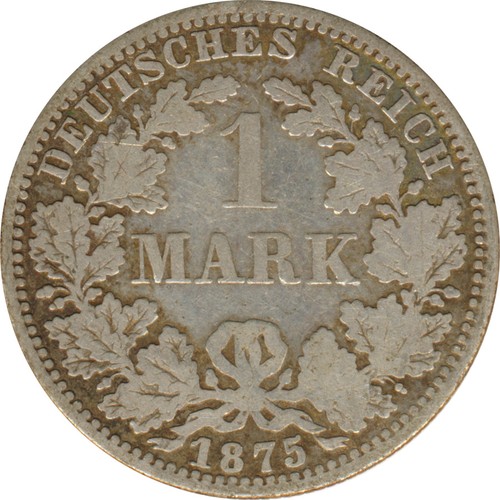 Deutsches reich mark 1875 a - 1875,