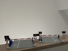 Playmobil 4383 Bahnübergang RC Eisenbahn Lok Zug Train