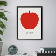 Bild mit Druck "DER APFEL" von