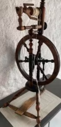 Antikes spinnrad deko oder - spinnrad,