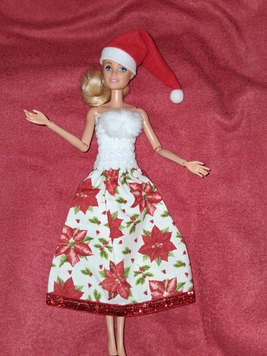 Barbie puppen kleid mütze - puppen, +