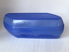 Tupperware Eiermann/Kolumbus blau für 6 Eier, oder als Vesperbox ohne Einsätze