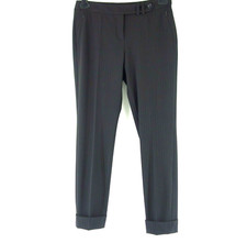 Hose LAUREL Schwarz Damen Elegant Nadelstreifen Businesshose Umschlag 38 M Neu