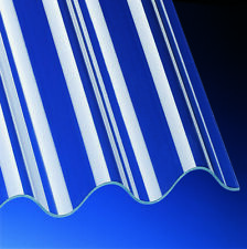 PVC Wellplatten Profilplatten P5  | 1,1 mm | Sinus 177/51 | Klar