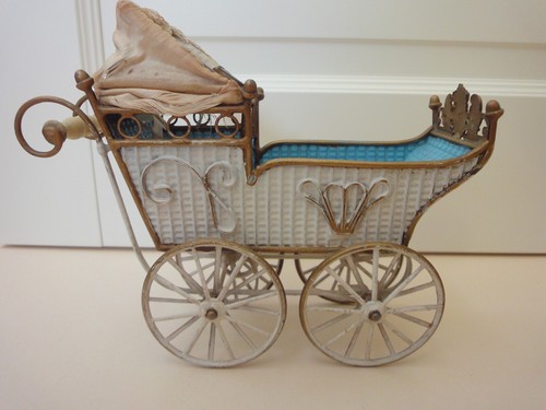 Antiker puppenwagen 1900 - puppenwagen,