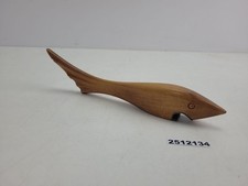 Flaschenöffner Fisch Holz Metall DDR Küche Haushalt Bar Deko alt #2512134