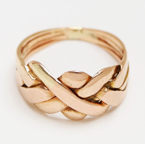 Knotenring karat 585 gold - knotenring,