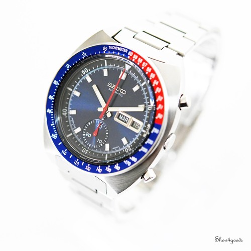 Seiko pogue chronograph blau - chronograph,
