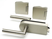 Dormakaba Office Glastür Beschlag Set Schloss & Drücker Basic Alpha 2.0 / 182351