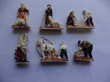 6 Stück seltene WHW Figuren von 1940 handbemalt