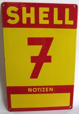 Shell Emailschild Emaille