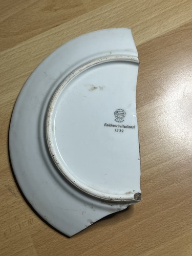 Deutscher porzellan teller - porzellan,