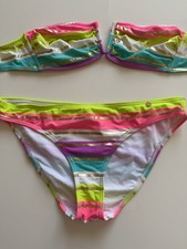 Marken S.Oliver Bügel-Bandeau-Bikini Damen Bademode Bunt  Gr. 36 C NEU